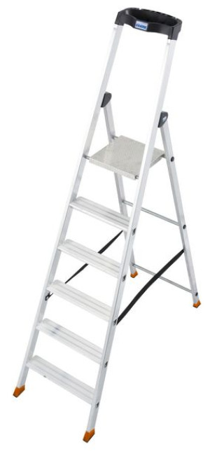 Drabina jednostronna aluminiowa 6 stopni Krause Monto Solido 126658