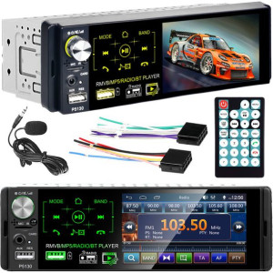 Radio Samochodowe 1 Din Ekran 4,1" Kolorowy Dotykowy Panel
