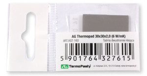AG Thermopad 30x30x2,0 (6 W/mK)