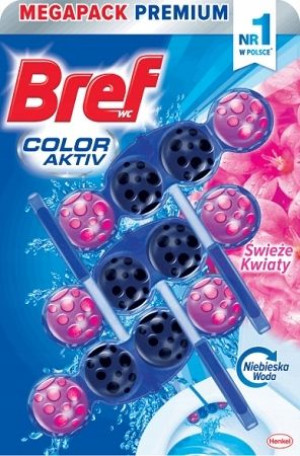 Bref Color Kwiaty Zawieszka Kulki Barwiące Wc X 3