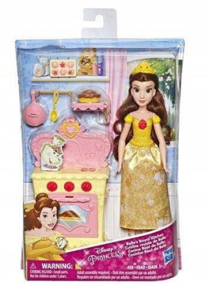 Disney Princess Lalka Bella + Kuchnia E3154