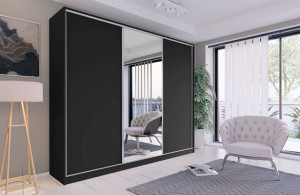 Szafa przesuwna 3 Drzwiowa z lustrem 200 cm
