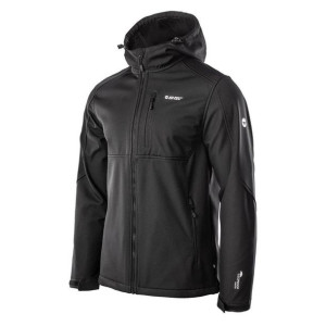 Męska kurtka Hi-Tec Salmir softshell czarny rozmiar XXXL