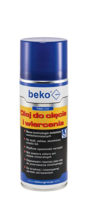 Olej Do Gwintowania, Wiercenia, Cięcia Tecline Beko 400ml