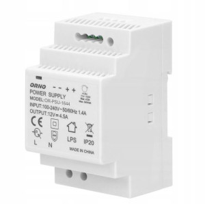 Zasilacz na szynę DIN OR-PSU-1644 12V 4,5A 54W Orno