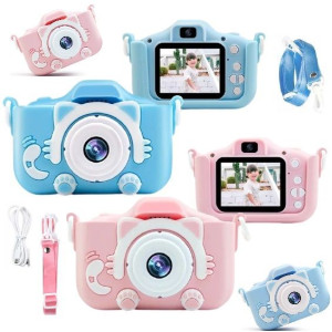 Aparat Cyfrowy Dla Dzieci Kotek Wideo Full Hd Kot Selfie Pl