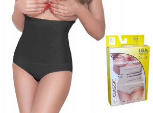 figi wyszczuplające MITEX IGA INTENSE czarne , L