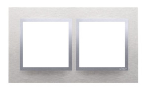Simon54 Nature Ramka metal alum Inox Klasy DRN2/77