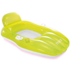 Fotel do pływania basenowy plażowy Intex 56805 Z materac 163cm