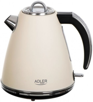 Czajnik stalowy Adler AD 1343 1850 W - 1.5l creme