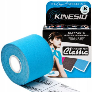 Niebieska Taśma Kinesio Tex Classic Tape 5cmx4cm