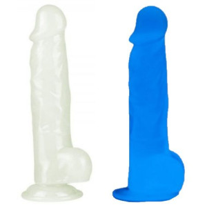 Świecące w CIelności Dildo Penis 21,5 cm