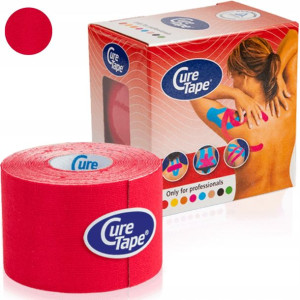 TEJPY Cure Tape Classic 5cm x 5m CZERWONY TAPING