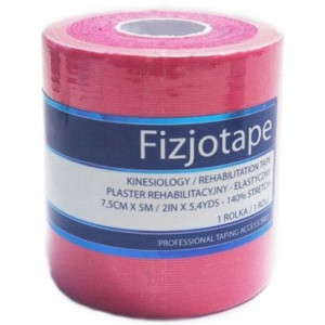 Fizjotape Plastry Do Tapingu 7,5cmx5m Różowe