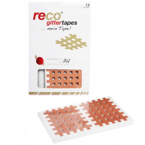 Tejpy krzyżowe kinesiotaping Reco Gitter Tapes