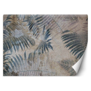 FOTOTAPETA 3D Liście Paproci Palmy Mur 200x140