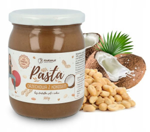 Krukam Pasta Orzechowa z Kokosem 500g