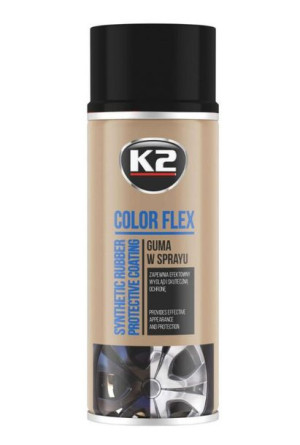 Color Flex Guma W Spray Czarny Połysk 400 Ml K2
