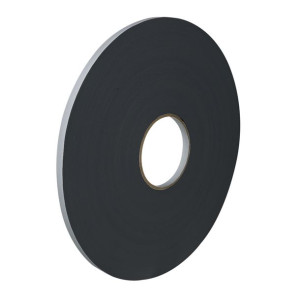 Taśma Dwustronna Pianka PE Czarna, Grubość 3mm, Klej Akryl 9MM 25MB