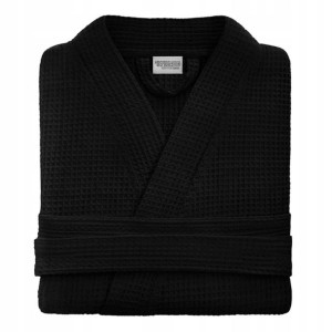 Damski Szlafrok Bawełna Kimono Wafel Gofer Cza S/m