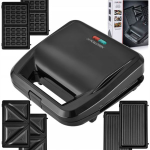 Opiekacz Sandwich Gofrownica Grill Toster 3w1