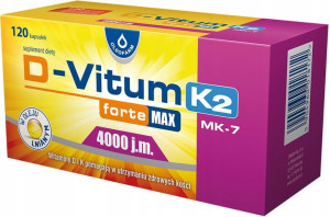 D-vitum D3 4000 J.m.+ K2mk7 Oleofarm 120 Kapsułek