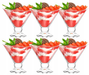 Pucharki Do Lodów Kieliszki Na Desery Lody 180 Ml