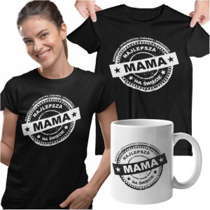 Koszulka Dla Mamy Z Kubkiem Prezent Dzień Matki