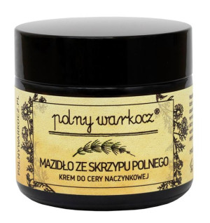 Polny Warkocz, Mazidło ze skrzypu polnego, krem do cery naczynkowej, 50 ml