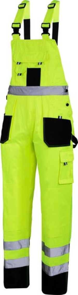 Ogrodniczki ostrzegawcze czarno-żółte, "3xl", ce, lahti