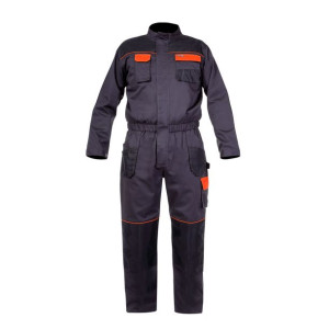Kombinezon grafit.-pomar., 190g/m2, "3xl (60)", ce, lahti