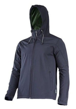 Kurtka softshell z kapt. czarna, "xl", ce, lahti