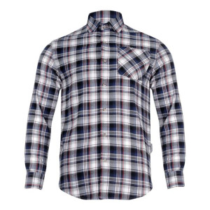 Koszula flanelowa szaro-czar., 170g/m2, "xl", ce, lahti