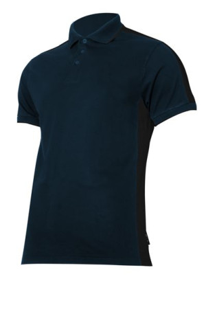 Koszulka polo  190g/m2, granatowo-czarna, "2xl", ce, lahti