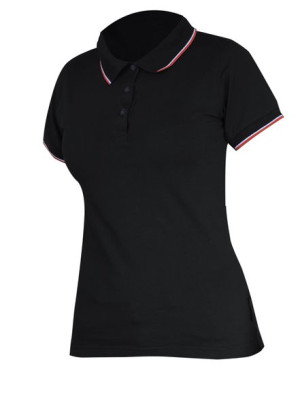 Koszulka polo damska 190g/m2, czarna, "3xl", ce, lahti