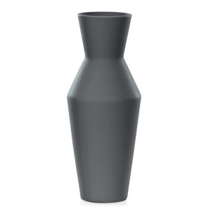 AmeliaHome Wazon ceramiczny GIARA 10X24 czarny