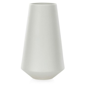 AmeliaHome Wazon ceramiczny donica BURMILLA 12,5X22,5 szary