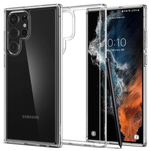 Etui Samsung Galaxy S22 Ultra Spigen Ultra Hybrid Crystal Clear