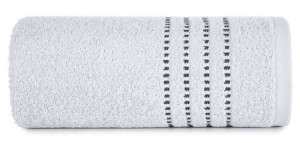 Bawełniany ręcznik frotte FIORE 50X90 srebrny