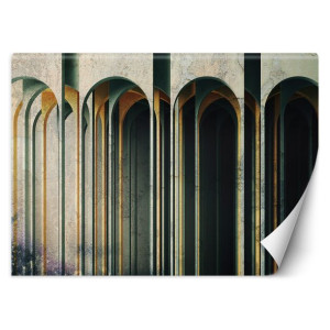 FOTOTAPETA DO SYPIALNI 3D Tunel Zielony 100x70