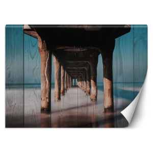 FOTOTAPETA Pomost Molo Morze Plaża 100x70