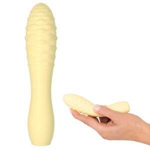 Mini wibrator kolce 14,2cm Cuties żółty