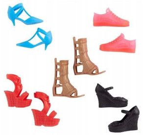 Mattel Buty dla lalki 5 par