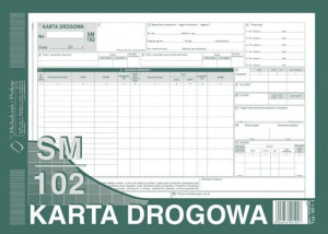 Karta drogowa samochód ciężarowy A4 M&P 801-1