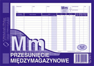 Przesunięcie międzymagazynowe A5 M&P 375-3