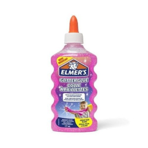 Klej w płynie ELMERS 147ml różowy brokat