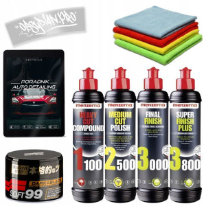 ZESTAW PASTA POLERSKA + WOSK Soft99 Dark | Black