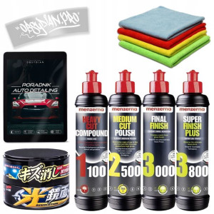 Pasta Polerska Menzerna + wosk Soft99 Dark Black