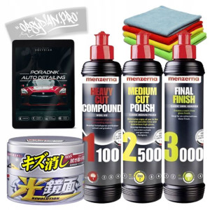 SET lakier MENZERNA + Soft99 Scratch Clear Mirror