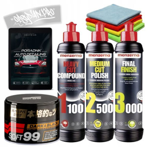 SET lakier MENZERNA + Soft99 Dark & Black Wax